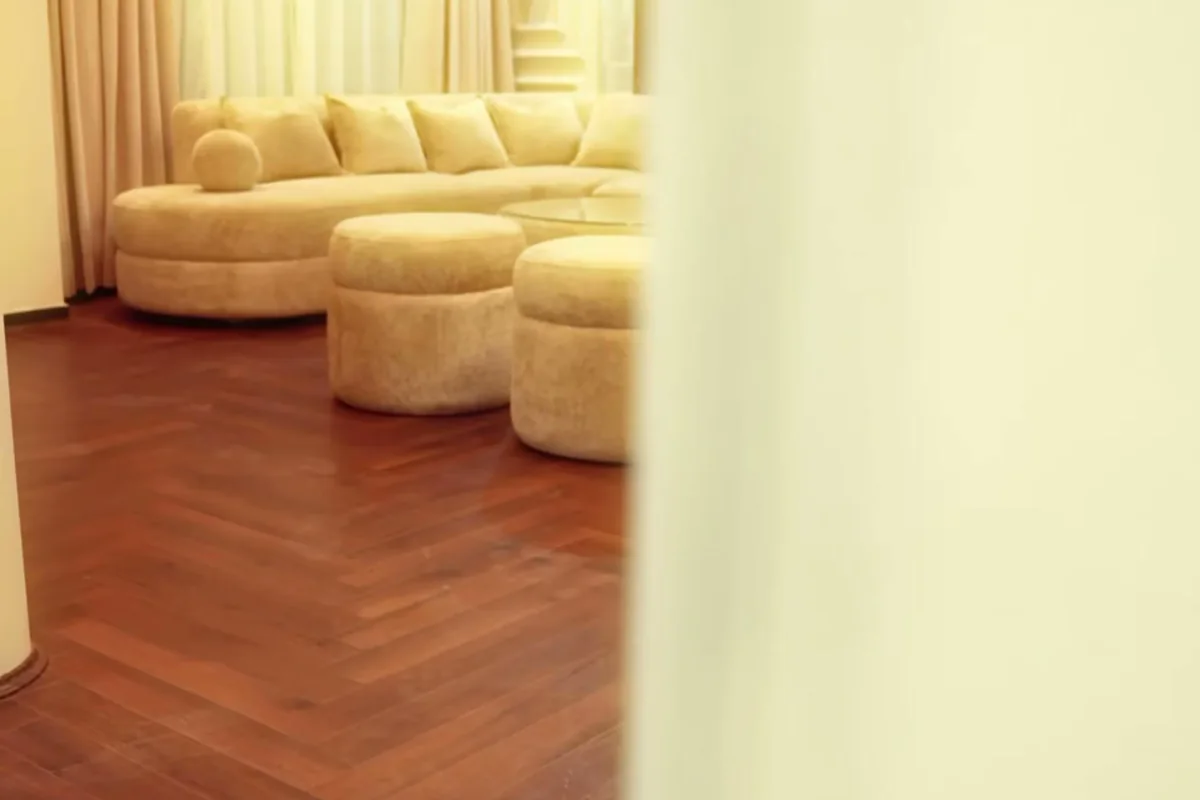 Luxury hotel lobby